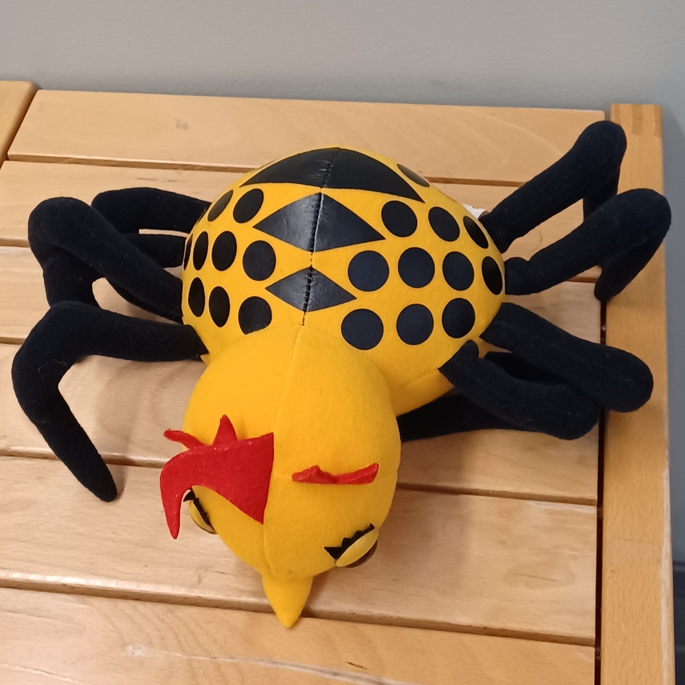 ✓Happiness Express Club 1996 Vintage Miss Spiders  beanie sitting plush - Picture 3 of 8
